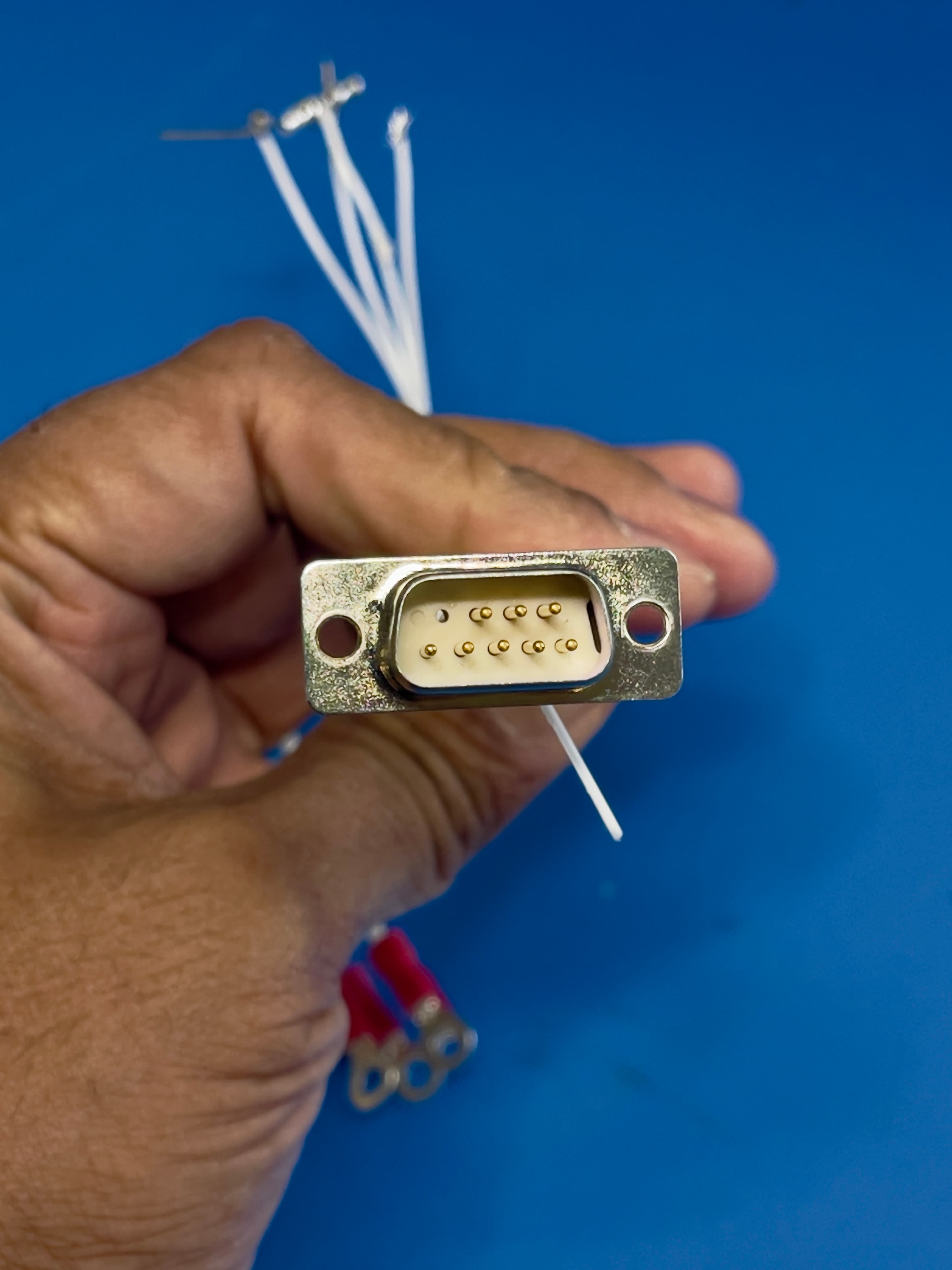 Micro D-Sub Gold Receptacle Assembly